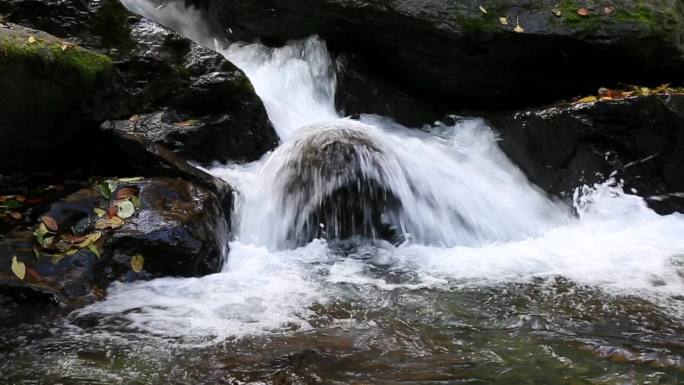 自然  溪流 流水 素材 流水素材