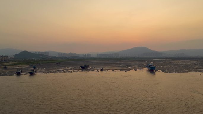 霞浦县北岐沙滩涨潮延时