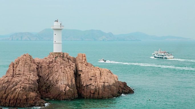 东福山岛的灯塔