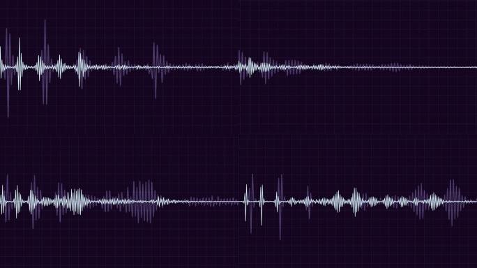 声音音频设备音谱波纹跳动