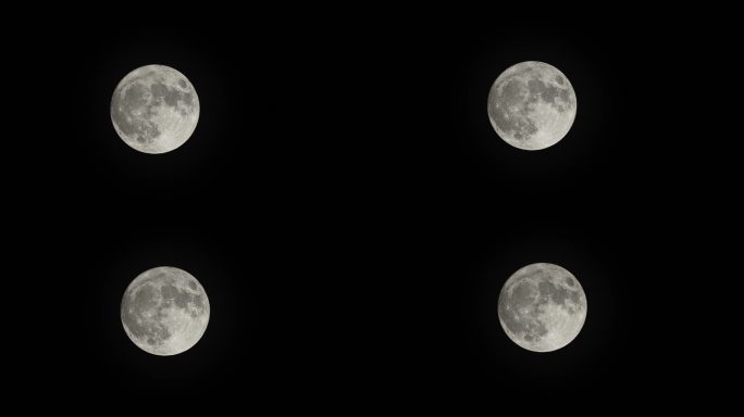 月亮实景拍摄/超级月亮拍摄/4K原创