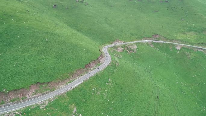 新疆伊犁独库公路航拍