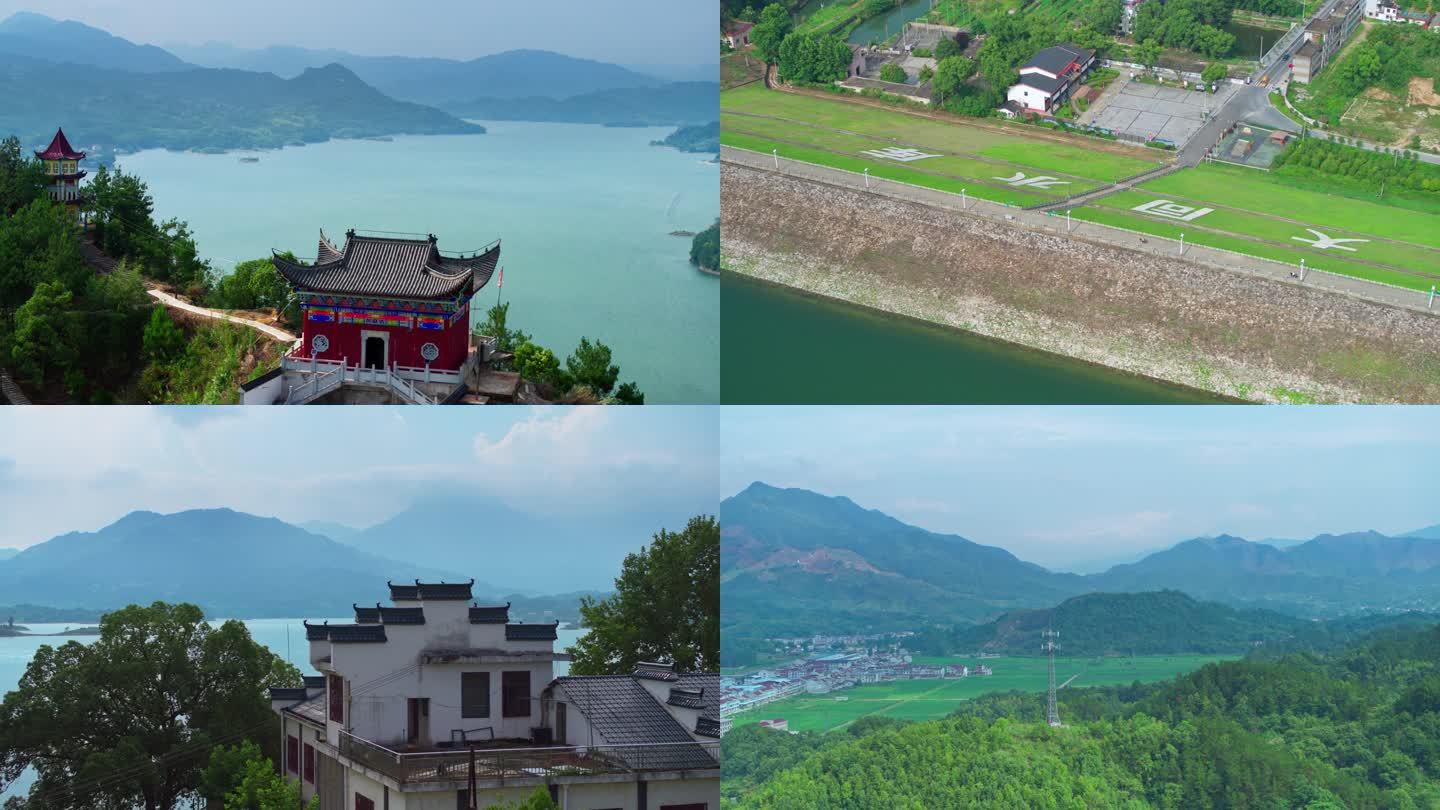 大同水库/壮美山河/河山风景/航拍