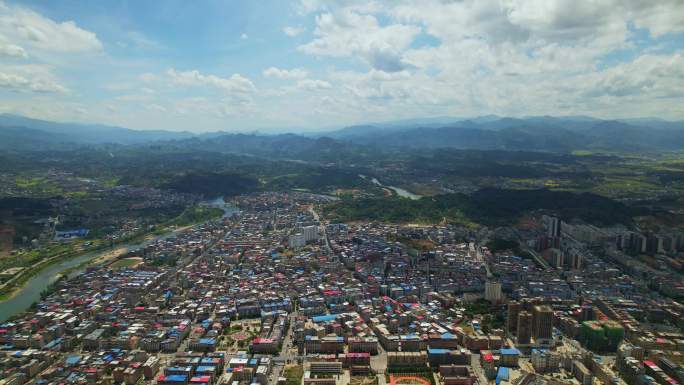 美丽山河扶夷江-湖南新宁县航拍