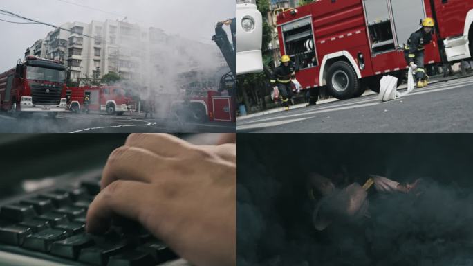 消防救援4K原创高清视频