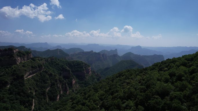 山西旅游4K航拍长治黎城太行风光2