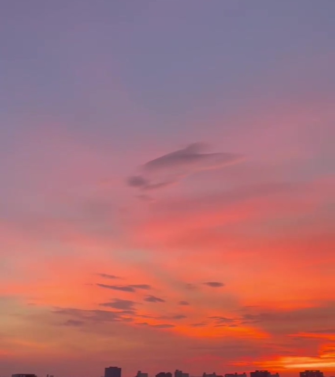 城市夕阳，未来与梦想转场