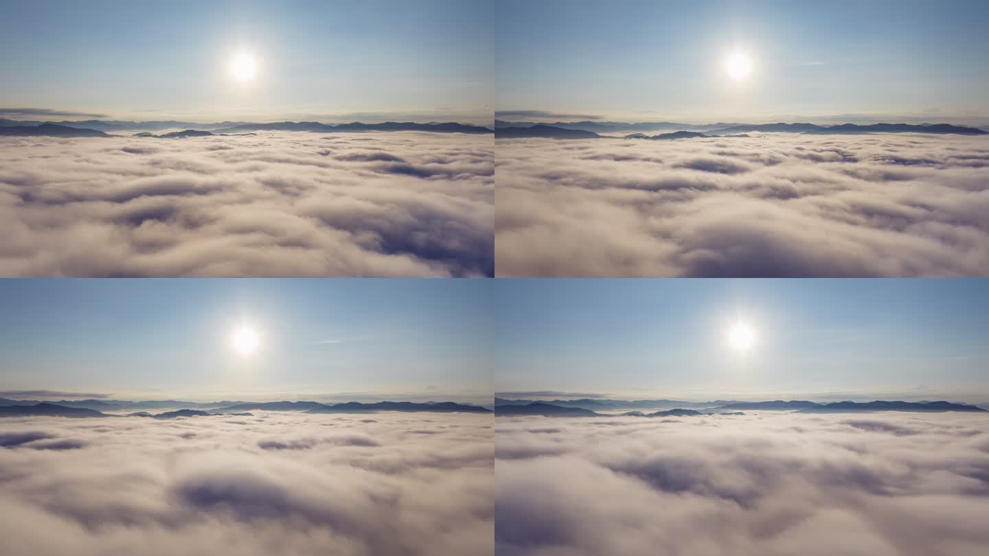 【5K】茶山云海，风气云涌，云雾翻滚