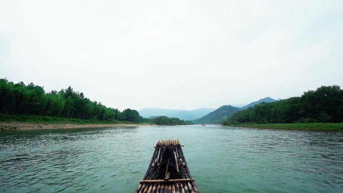 楠溪江竹筏漂流