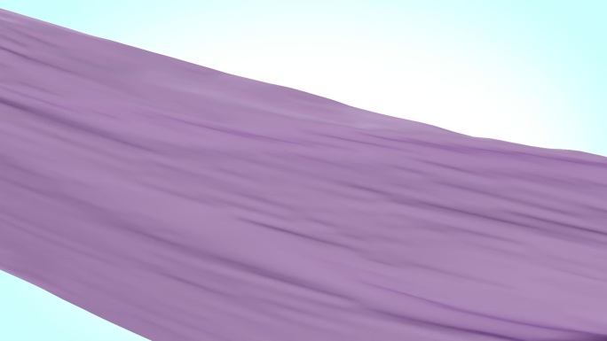 【布料飘动】浅紫布料飘动
