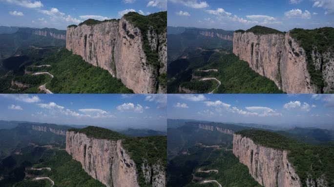 山西旅游4K航拍长治黎城板山太行风光6