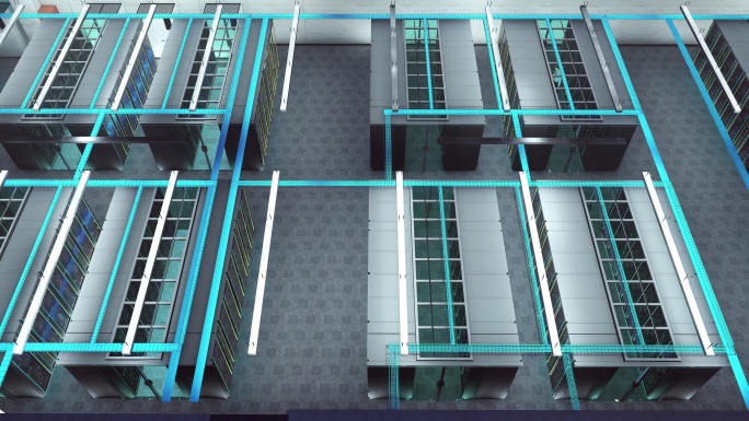 4K 大数据中心现代科技感漫游展示视频2