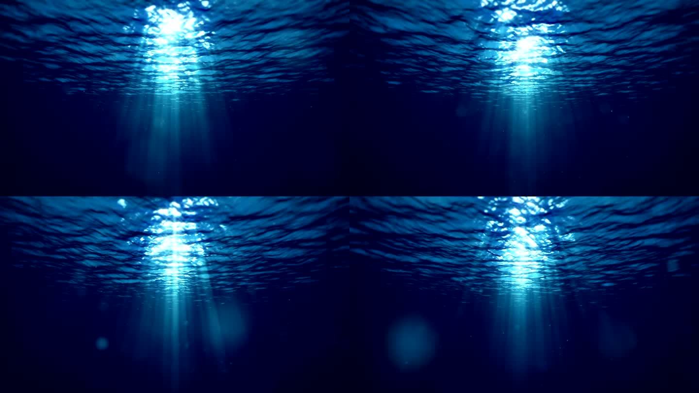 水下射线海底光效led大屏唯美深邃