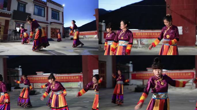 藏族跳舞、高原风情