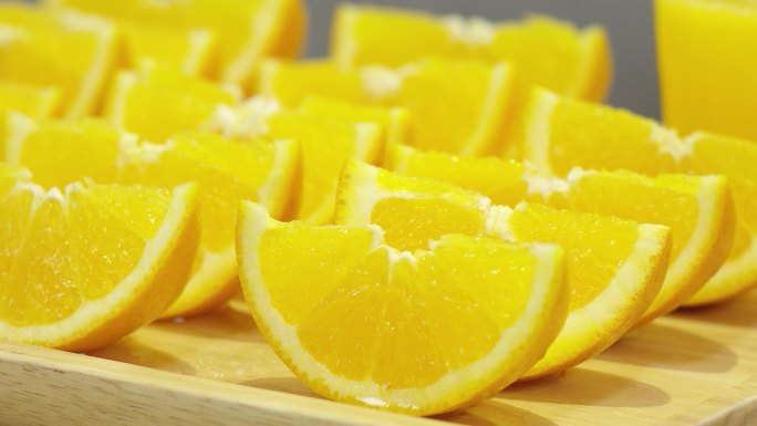 橙子 脐橙 橙汁 水果 果盘