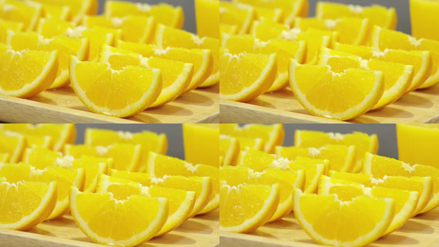 橙子 脐橙 橙汁 水果 果盘
