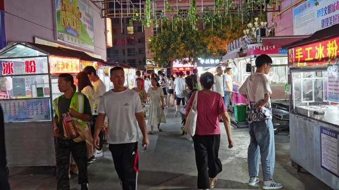 铜川长丰市场夜市