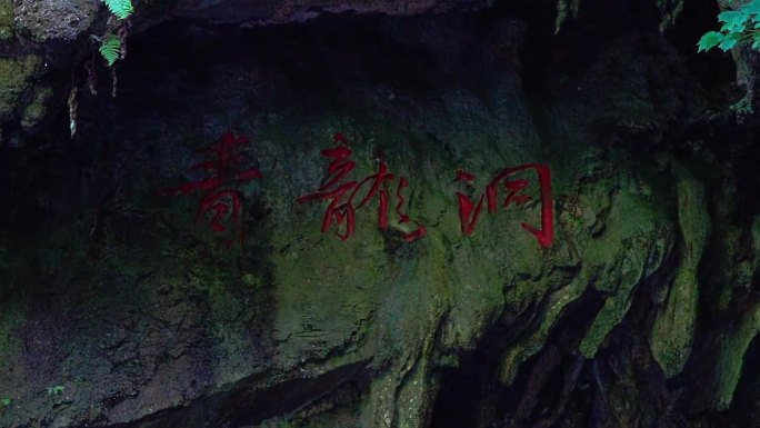 重庆青龙洞石碑