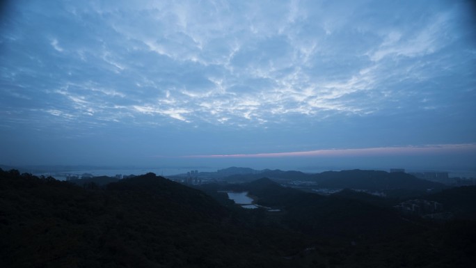 广州南沙黄山鲁日出延时