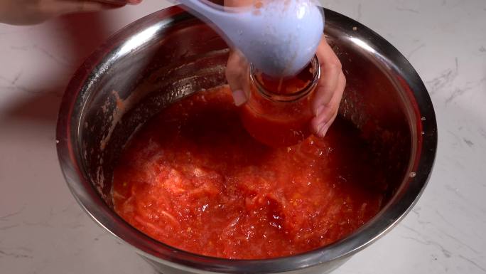 西红柿酱的制作