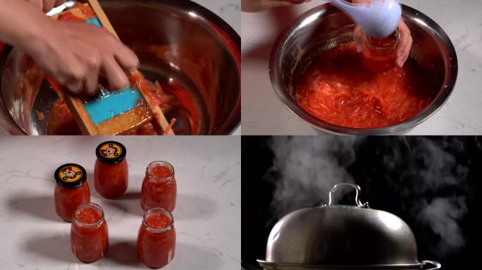 西红柿酱的制作