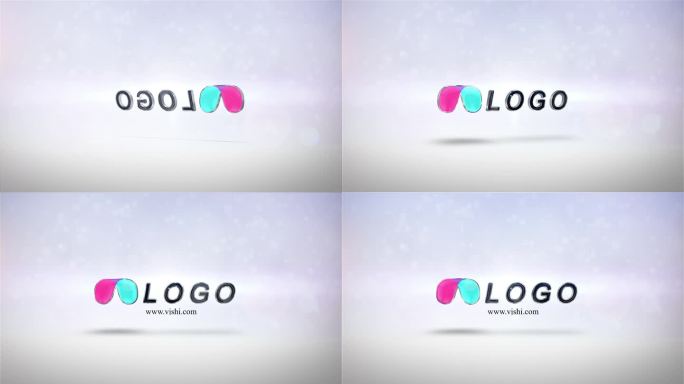 质感LOGO标题可替换动画9