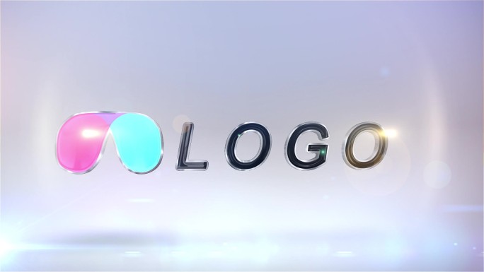 质感LOGO标题可替换动画2
