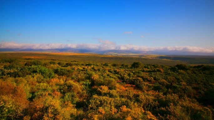 南非农村远山高清延时摄影素材
