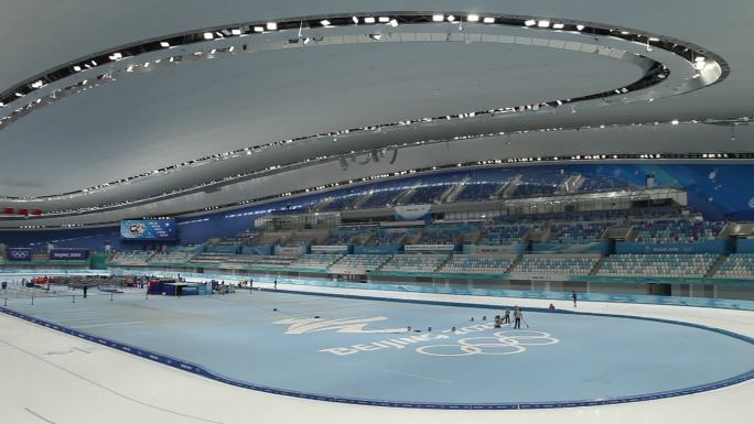 北京2022冬奥会国家速滑馆内部环境
