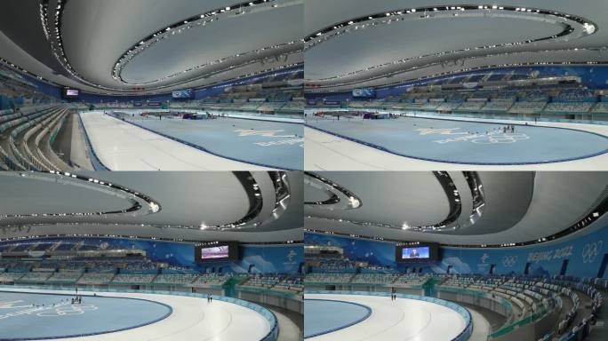 北京2022冬奥会国家速滑馆内部环境