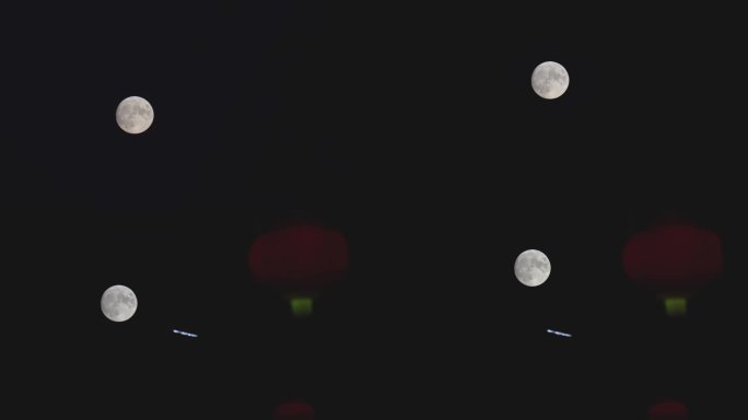 月亮延时高清视频