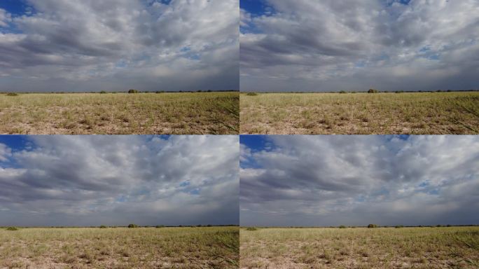 盐碱荒滩阴云