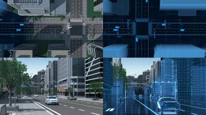 城市街道变全息
