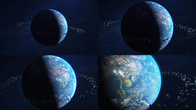 小行星带绕地球飞行