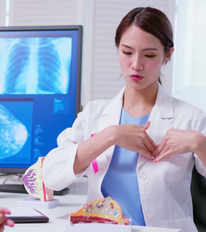 乳腺癌概念乳腺讲座乳房健康学习医学护理