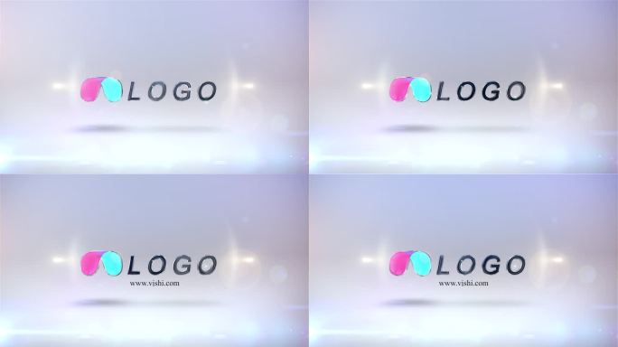 质感LOGO标题可替换动画4