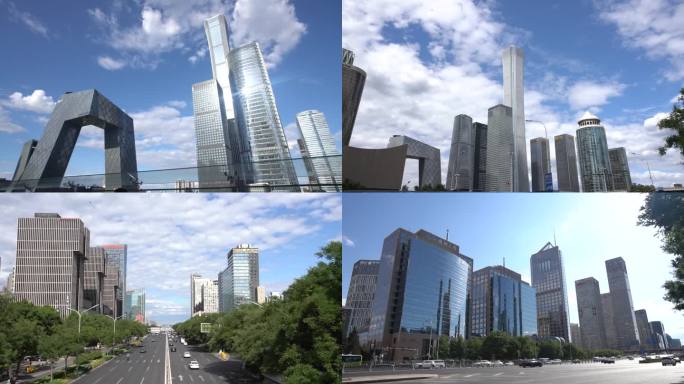 北京 国贸 中国尊 央视大楼 延时