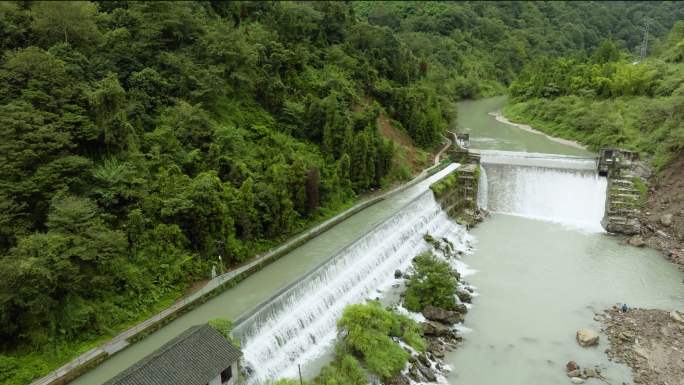 山区河流水电站水坝