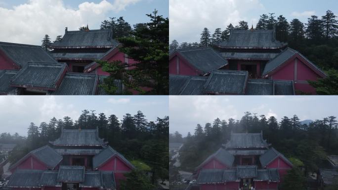 峨眉山灵觉寺侧飞