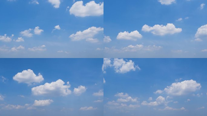 【4K天空】原创蓝天白云延时天空3206