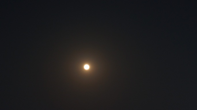 手机竖版城市中秋节月亮升起延时摄影