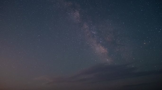 银河延时夜转日