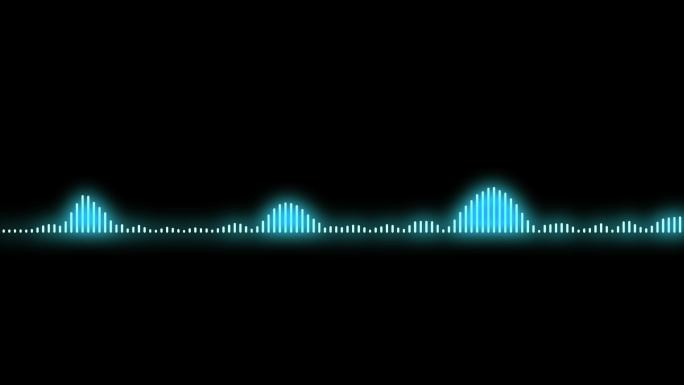 音频波形。声音频谱，数字取证。抽象的音乐是波动的。未来声波可视化。合成音乐技术示例。调谐到打印。失真