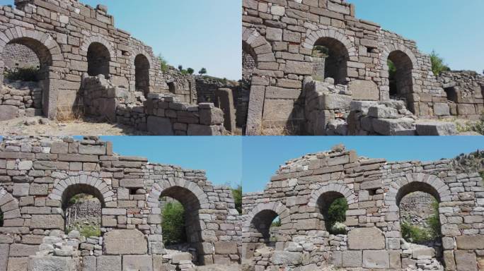 阿索斯古城的旧遗址