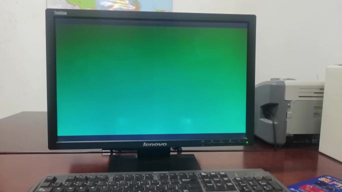 办公室电脑绿幕