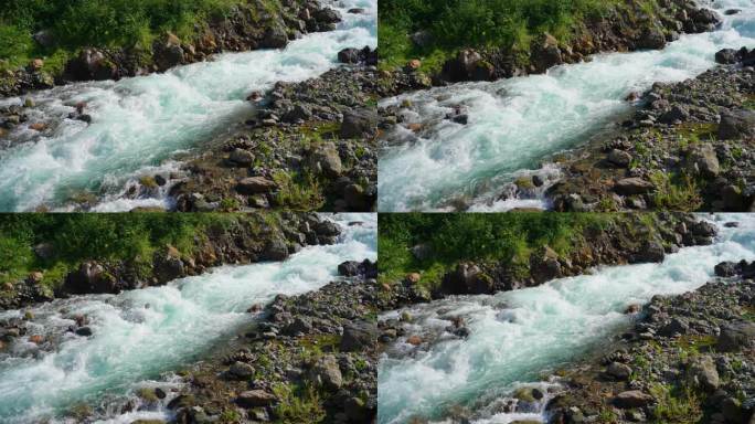 8k水流河流小溪小河流淌山泉水