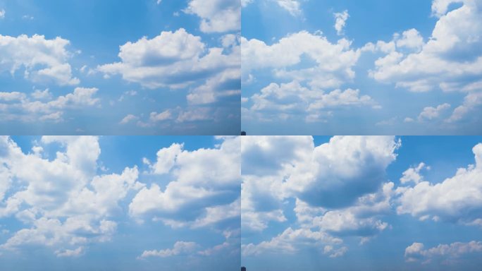 【4K天空】原创蓝天白云延时天空3208