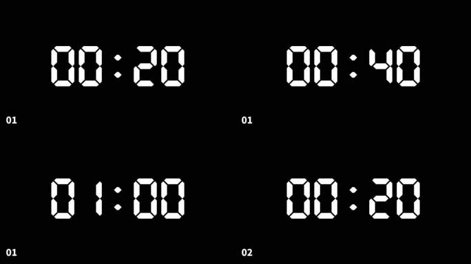 视频素材-码表计时02_共3种