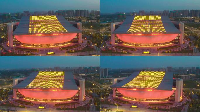 郑州博物馆新馆夜景