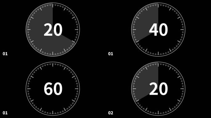 视频素材-码表计时01_共3种